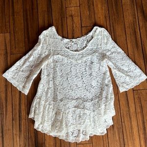 Free People Lace Tunic